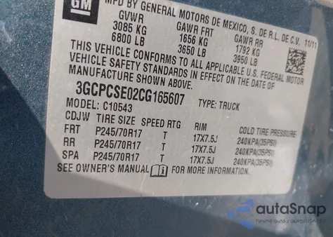 2012 Chevrolet Silverado C1500 Lt from USA, damaged, VIN 3GCPCSE02CG165607